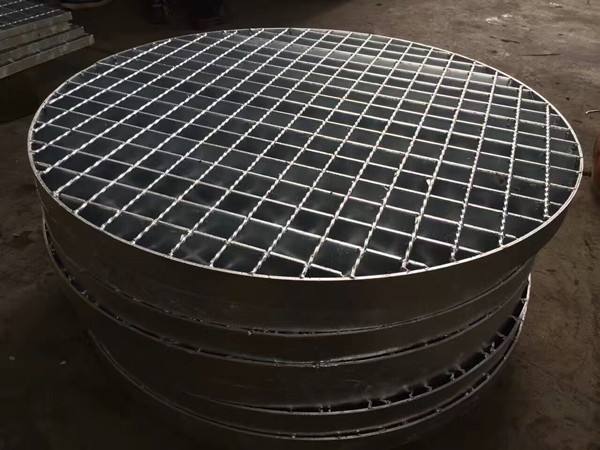 圆形插接钢格板广泛用于通风口圆形钢格板井盖板